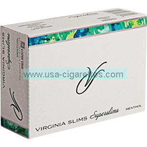 Virginia Slims Menthol Super Slim 100's cigarettes